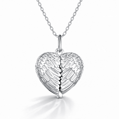 Collar Corazón Alado Personalizado